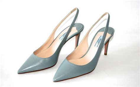 prada pumps hellblau|Prada pumps and ballerinas.